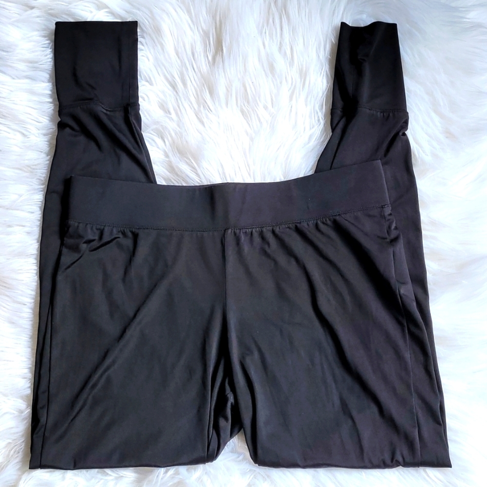 Lands End Lightweight Base Layer Pants Black XS - Picture 2 of 6